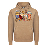 Vintage Coffee bakery coffee cups Vintage Hoodie - Zillion Design Studio