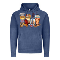 Vintage Denim bakery coffee cups Vintage Hoodie - Zillion Design Studio