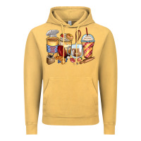 Vintage Mustard bakery coffee cups Vintage Hoodie - Zillion Design Studio