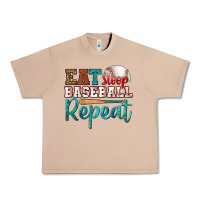 Burro eat sleep baseball repeat Urban Heavy Tee - HRA Design Shop