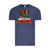 Vintage Denim merry christmas Vintage Tee - CowhideDigitalArt