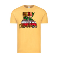 Vintage Mustard merry christmas Vintage Tee - CowhideDigitalArt