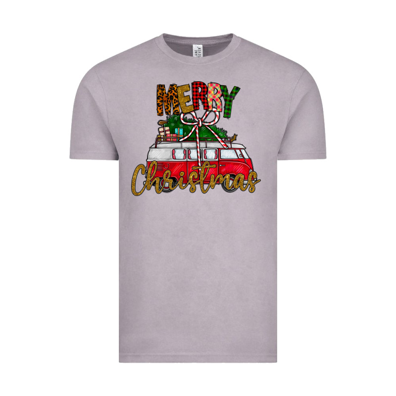 Merry Christmas Vintage Tee by CowhideDigitalArt | Teevron