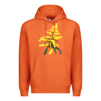 Carrot Botanical Goldenrod Premium Hoodie - LillyAllenDesigns