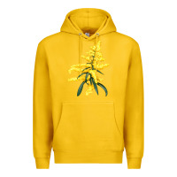Lemon Botanical Goldenrod Premium Hoodie - LillyAllenDesigns
