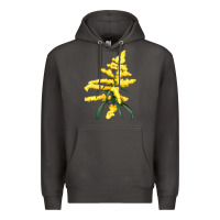 Smoke Botanical Goldenrod Premium Hoodie - LillyAllenDesigns