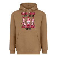 Toasted Coconut dear cupid just bring something strong Heavyweight Hoodie - MaliasSmallBusiness