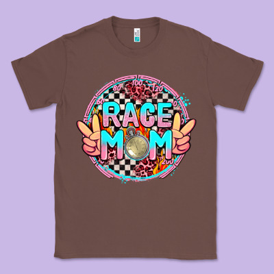Race Mom Classic Tee Designed By Adodesignshop