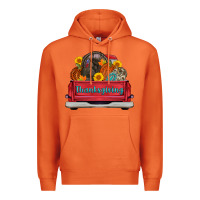 Carrot thanksgiving truck turkey pumpkin Premium Hoodie - AdoDesignShop