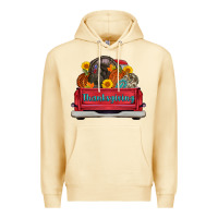 Pina Colada thanksgiving truck turkey pumpkin Premium Hoodie - AdoDesignShop
