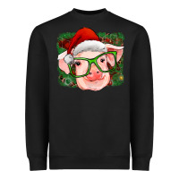 Black christmas pig Heavyweight Sweatshirt - RanaPortraitStore