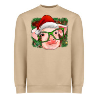 Mushroom christmas pig Heavyweight Sweatshirt - RanaPortraitStore