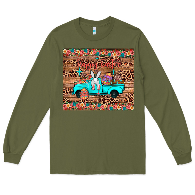 Happy Easter Truck Long Sleeve Tee by JahusDesignShop | Teevron