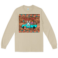 Mushroom happy easter truck Long Sleeve Tee - JahusDesignShop