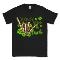 Black i don t give a luck Classic Tee - Artiststas