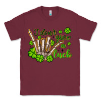 Burgundy i don t give a luck Classic Tee - Artiststas