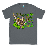 Charcoal Heather i don t give a luck Classic Tee - Artiststas
