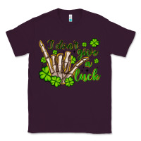 Plum i don t give a luck Classic Tee - Artiststas