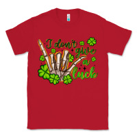 Red i don t give a luck Classic Tee - Artiststas