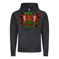 Vintage Black santa's favorite elf Vintage Hoodie - RanaPortraitStore