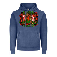 Vintage Denim santa's favorite elf Vintage Hoodie - RanaPortraitStore