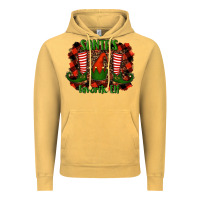 Vintage Mustard santa's favorite elf Vintage Hoodie - RanaPortraitStore