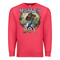 Cardinal mamas boy western cowboy boots cactus Premium Sweatshirt - NancyCooperArtShop