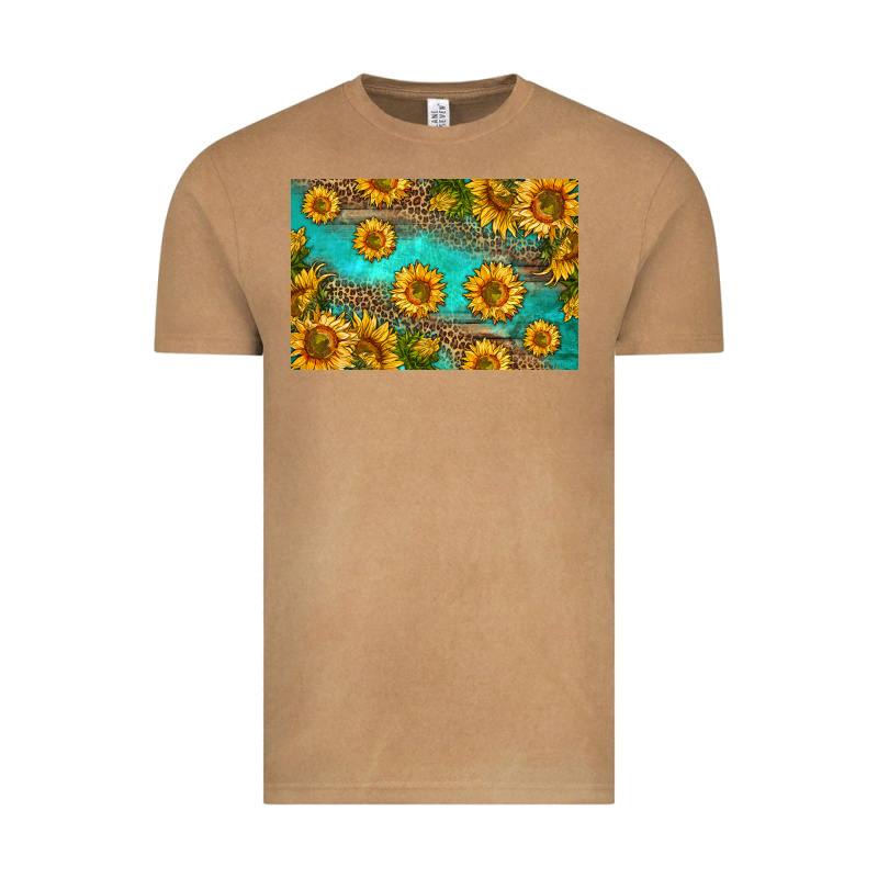 Western Sunflowers Skinny Metal Can Holder Vintage Tee by HRA Design Shop | Teevron