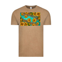 Vintage Coffee western sunflowers skinny metal can holder Vintage Tee - HRA Design Shop