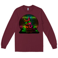 Burgundy HOUSE CAT (Rainbow DJ Kitty) Long Sleeve Tee - Bettercallsaul