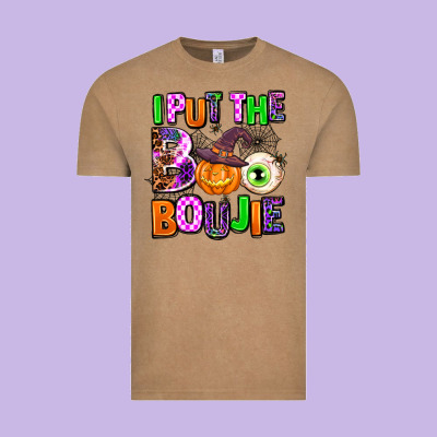 Hallowen Boo Vintage Tee Designed By Adodesignshop
