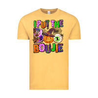 Vintage Mustard Hallowen Boo Vintage Tee - AdoDesignShop