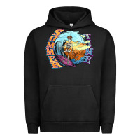 Summer Time Skeleton Surfing Urban Hoodie | Teevron