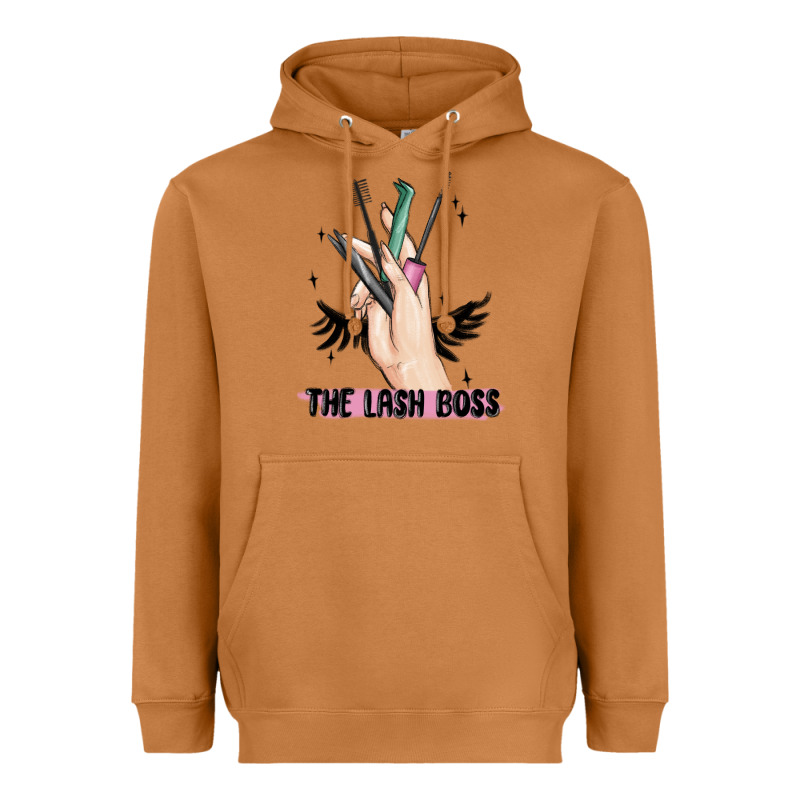 The Lash Boss Heavyweight Hoodie by MaliasSmallBusiness | Teevron