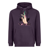 Plum the lash boss Heavyweight Hoodie - MaliasSmallBusiness