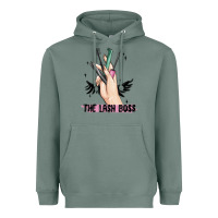 Sage the lash boss Heavyweight Hoodie - MaliasSmallBusiness