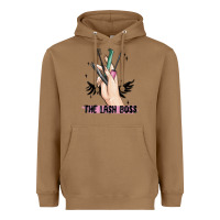 Toasted Coconut the lash boss Heavyweight Hoodie - MaliasSmallBusiness