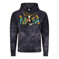 Cloud Black show mom with cow mothers day Vintage Hoodie - texasbilliewilder