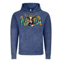 Vintage Denim show mom with cow mothers day Vintage Hoodie - texasbilliewilder