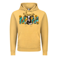 Vintage Mustard show mom with cow mothers day Vintage Hoodie - texasbilliewilder