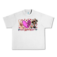 Lunar Rock peace love makeup Urban Heavy Tee - RacoonDesign