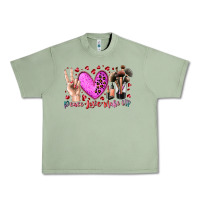 Oil Green peace love makeup Urban Heavy Tee - RacoonDesign