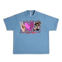 Pebble Blue peace love makeup Urban Heavy Tee - RacoonDesign