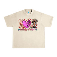 Sandshell peace love makeup Urban Heavy Tee - RacoonDesign