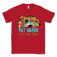 Red 1 st grade let's do this Classic Tee - JahusDesignShop