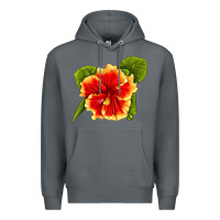 Rock Hawaiian Hibiscus Flower Premium Hoodie - LillyAllenDesigns