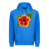 True Royal Hawaiian Hibiscus Flower Premium Hoodie - LillyAllenDesigns