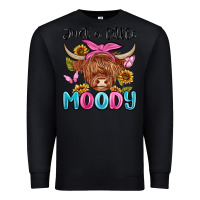 Black just a little moody Premium Sweatshirt - MaliasSmallBusiness