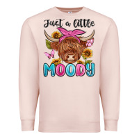 Pale Pink just a little moody Premium Sweatshirt - MaliasSmallBusiness