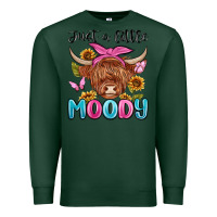 Sports Green just a little moody Premium Sweatshirt - MaliasSmallBusiness
